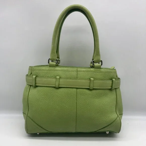 Coach Vintage Light Green Leather Hampton Satchel Bag F-10688 - Picture 2 of 12